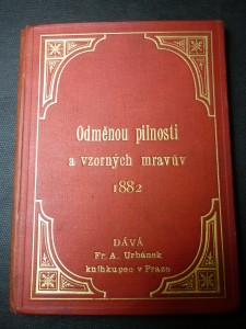 náhled knihy - odměnou pilnosti a vzorných mravův 1882