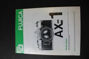náhled knihy - Fujica Ax-1, návod k obsluze