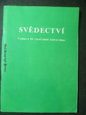 náhled knihy - Svědectví - výdáno k 50. výročí úmrtí Abd-ru-shina
