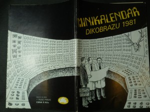 náhled knihy - Minikalendář dikobrazu 1981