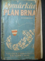 náhled knihy - Komůrkův plán Brna se seznamem ulic