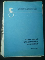 náhled knihy - Mapky okolí zákrytových dvojhvězd