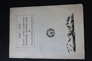 náhled knihy - 1949-1959 Desiate výročie uzákonenia Tatranského národného parku, Desať rokov ochrany tatranskej prírody