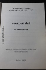 náhled knihy - Stokové sítě, Skripta pro pomaturitní specializační studium směru vodní hospodářství