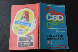 náhled knihy - ČSD oblastní jízdní řád 1975-1976, 2-Morava