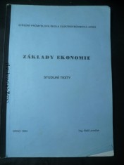 náhled knihy - Základy ekonomie - studijní texty