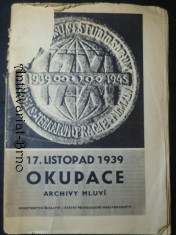 náhled knihy - 17. listopad 1939 Okupace, archivy mluví