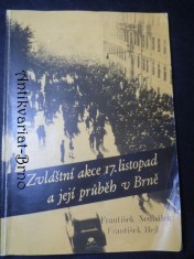 náhled knihy - Zvláštní akce 17. listopad a její průběh v Brně