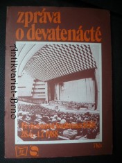 náhled knihy - Zpráva o devatenácté (19. Všesvazové konference KSSS 28.6.-1.7.1988)