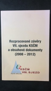 náhled knihy - Rozpracované závěry VII, sjezdu KSČM