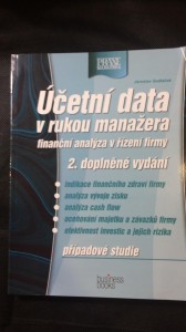 náhled knihy - Účetní data v rukou manažera, finanční analýza a řízení firmy