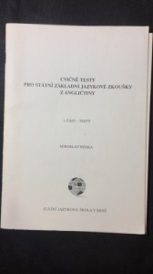 náhled knihy - Cvičné testy pro státní základní jazykové zkoušky z Angličtiny