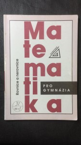náhled knihy - Matematika rovnice a nerovnice pro gymnázia