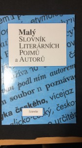 náhled knihy - Malý slovník literárních pojmů a autorů