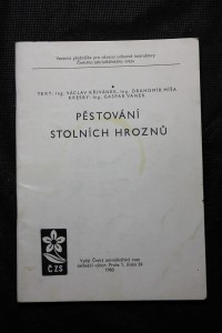 náhled knihy - Pěstování stolních hroznů