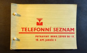 náhled knihy - Telefonní seznam (únor 1983)