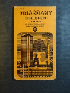 náhled knihy - Drážďany - plán města