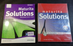 náhled knihy - Maturita Solutions Pre-Intermediate Student's Book + Solutions Intermediate Student's Book