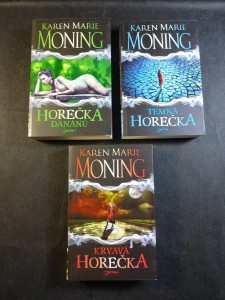 náhled knihy - 3x Karen Marie Moning - Temná horečka, Krvavá horečka, Horečka Dananů
