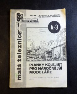 náhled knihy - malá železnice - plány kolejišť pro náročnější modeláře (A-3)