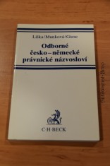 náhled knihy - Odborné česko-německé právnické názvosloví