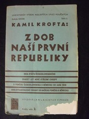 náhled knihy - Z Dob Naší První Republiky sešit 2.