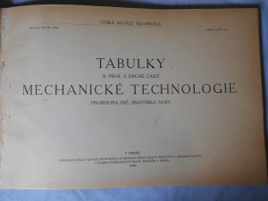 náhled knihy - Tabulky mechanické technologie: ročník XXVIII.