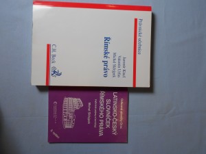 náhled knihy - Římské právo, Latinsko-český slovníček Římského práva (Vybrané pojmy a termíny)