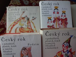 náhled knihy - Český rok v pohádkách, písních, hrách a tancích, říkadlech a hádankách. 4 díly (Komplet) (1978-1981)
