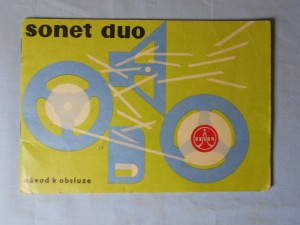 náhled knihy - Sonet duo magnetofon : Návod k obsluze