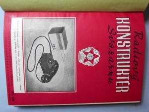 náhled knihy - Radiový konstruktér svazarmu, návody a plánky Amatérského radia, ročník III., číslo 1-10.