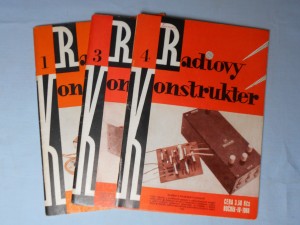 náhled knihy - Radiový Konstruktér ročník 1, č. 1, ročník 2. č. 3., ročník 4. č. 4.