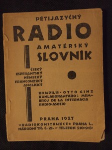 náhled knihy - Radioamatérský slovník pětijazyčný : český, esperantský, německý, francouzský, anglický ...