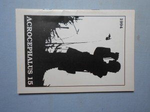 náhled knihy - Acrocephalus (Ostrava) 15: Zpravodaj Slezské ornitologické společnosti (S.O.S.)