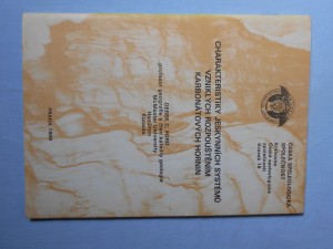 náhled knihy - Charakteristiky jeskynních systémů vzniklých rozpouštěním karbonátových hornin