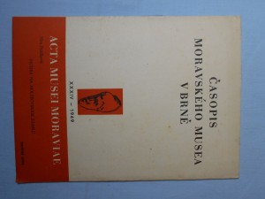náhled knihy - Časopis Moravského musea v Brně XXXIV - 1949 : Acta Musei Moraviae, Hodbana Holešovském zámku