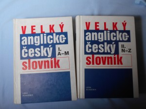 náhled knihy - Velký anglicko-český slovník 1. díl A-M, 2. díl N-Z