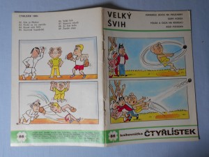náhled knihy - Čtyřlístek : Velký švih č. 86.