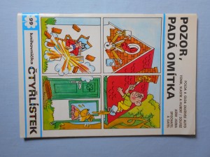 náhled knihy - Čtyřlístek : Pozor, padá omítka č. 99.