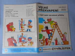 náhled knihy - Čtyřlístek : Velké překvapení č. 70.