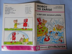 náhled knihy - Čtyřlístek : Robot to zařídí č. 73.