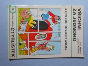 náhled knihy - Čtyřlístek : Všichni za jednoho č. 72.