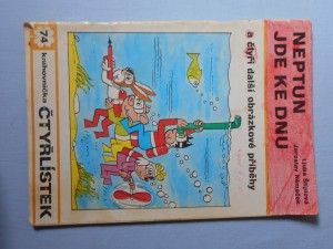 náhled knihy - Čtyřlístek : Neptun jde ke dnu č. 74.