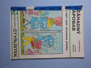náhled knihy - Čtyřlístek : Záhadný Apobab č. 40.