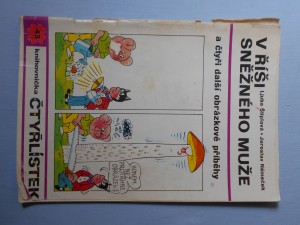 náhled knihy - Čtyřlístek : V říši sněžného muže č. 43.