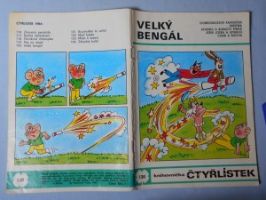 náhled knihy - Čtyřlístek : Velký bengál č. 120.
