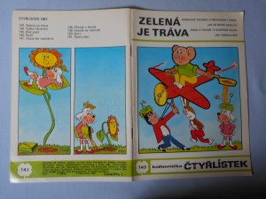 náhled knihy - Čtyřlístek : Zelená je tráva č. 143.