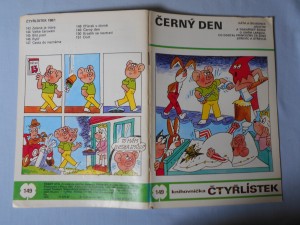 náhled knihy - Čtyřlístek : Černý den č. 149.