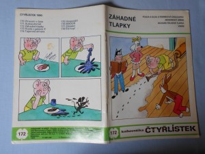 náhled knihy - Čtyřlístek : Záhadné tlapky č. 172.