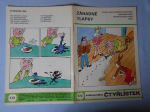 náhled knihy - Čtyřlístek : Záhadné tlapky č. 172.